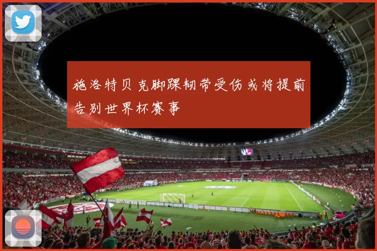 施洛特贝克脚踝韧带受伤或将提前告别世界杯赛事