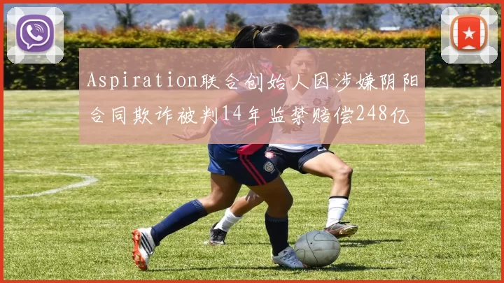Aspiration联合创始人因涉嫌阴阳合同欺诈被判14年监禁赔偿248亿
